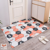 Custom Cuttable PVC Carpets Entrance Mats Leather Rug Doormat For Kitchen Floor