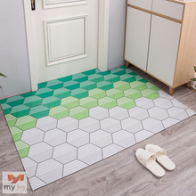 Custom Cuttable PVC Carpets Entrance Mats Leather Rug Doormat For Kitchen Floor